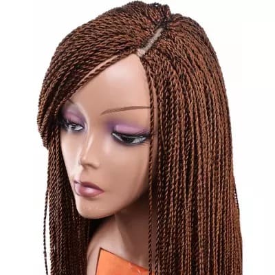 Regular Twist Braided Wig With Lace Closure - Color30