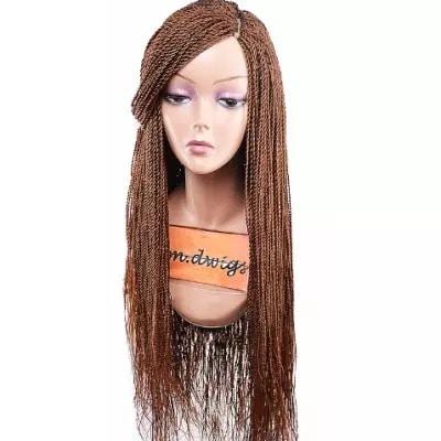 Regular Twist Braided Wig With Lace Closure - Color30