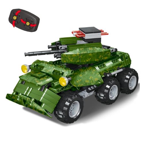 Educational Building Blocks Remote Control Car- 587 Pcs - 2 In 1