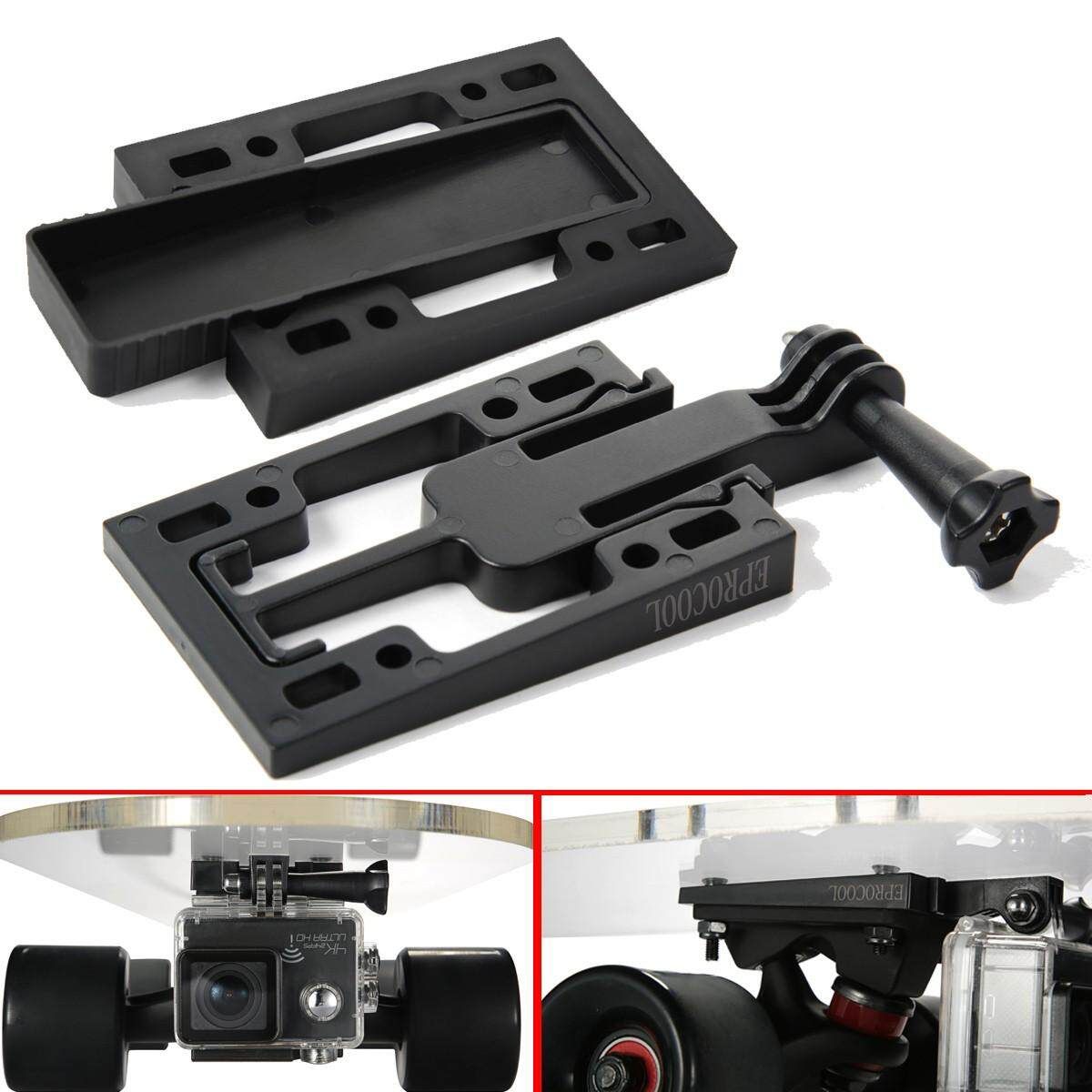 Skateboard Camera Risers & Secret Stash Drawer Block Risers Black