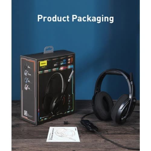 Gamo D05 Surround Sound 3d Pc Gaming Headphone Wired Headset With Mic - Black