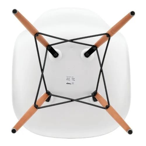 09eames Plastic Side Chair Dsw - White