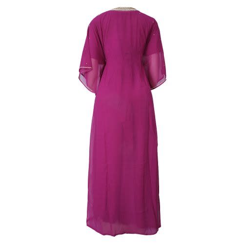 2 In 1 Ladies Caftan - Magenta
