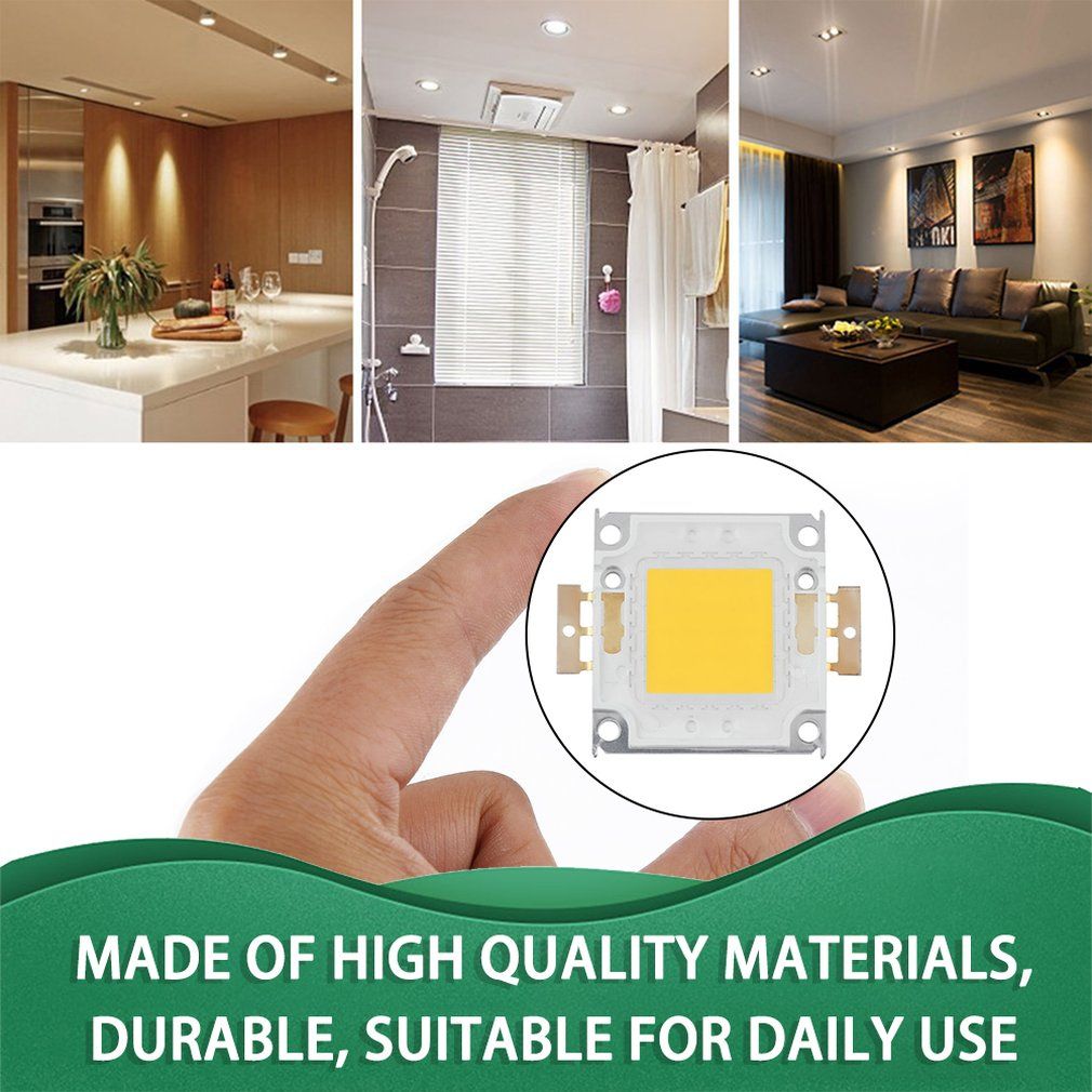Aluminum White/Warm White RGB SMD Led Chip Flood Light Lamp Bead 50W 5000LM