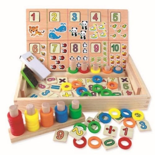 Educational Donut Learning Numbers Crunching