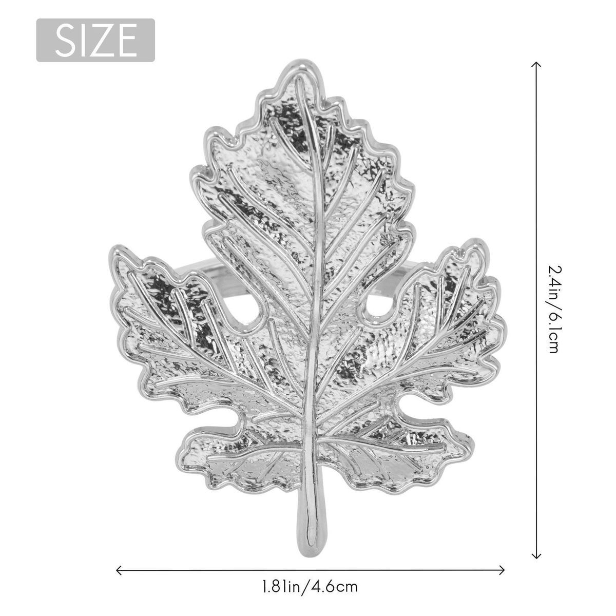 Maple Napkin Ring,Autumn Napkin Ring,Alloy Napkin