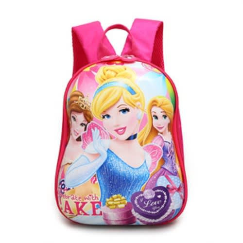 Princess High Quality Shell Kids Kindergarten School Bag Backpack -small-13inches
