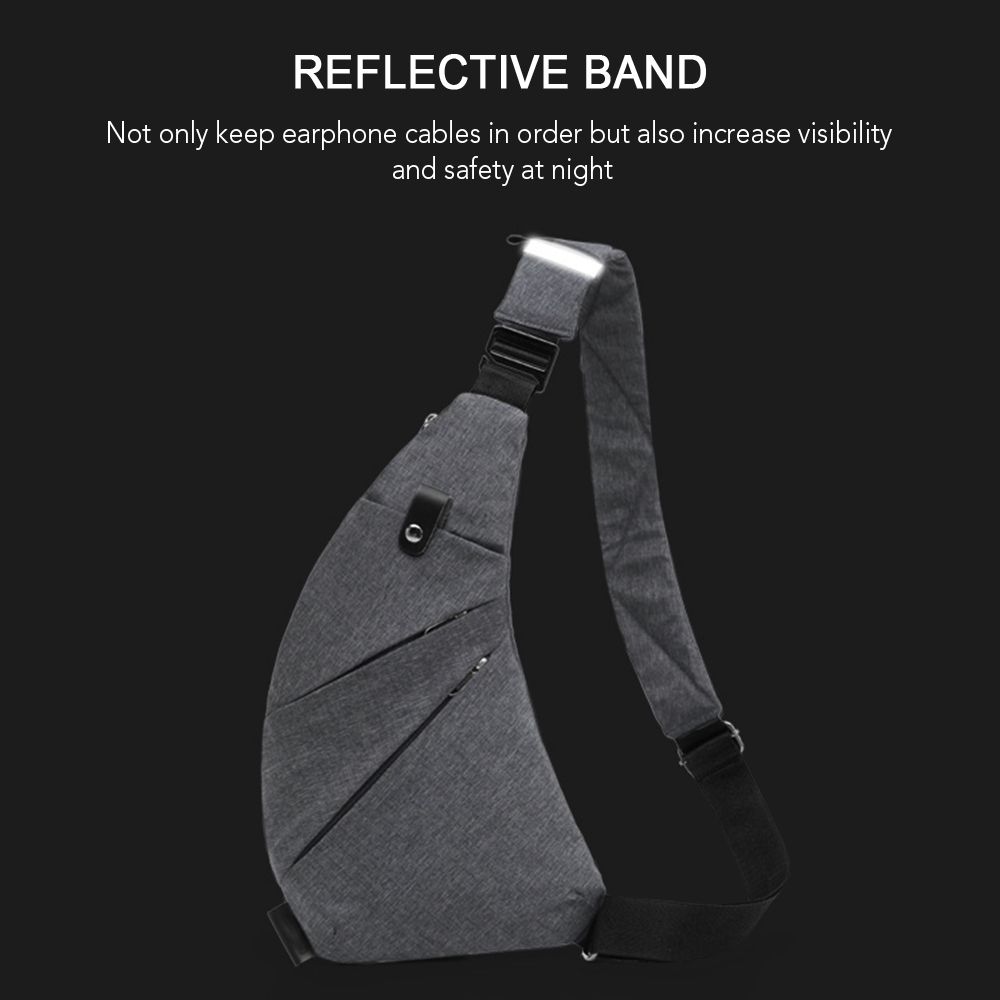 Waterproof Sling Bag Ultra Light Crossbody Pack With