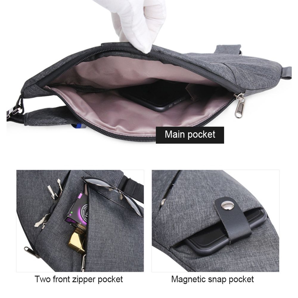 Waterproof Sling Bag Ultra Light Crossbody Pack With