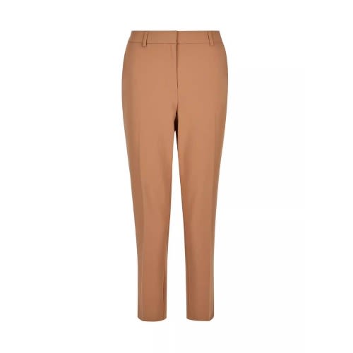 Camel Ankle Grazer Trousers
