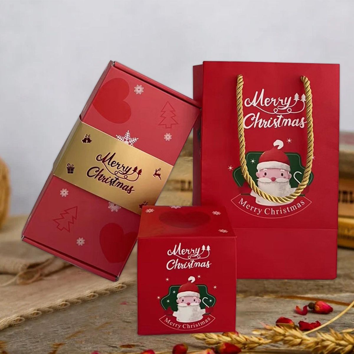 High-quality Cardboard Gift Box Surprise Bounce Gift Box for Gifting Red