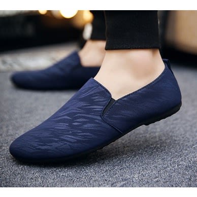 Men Retro Lazy Casual Peas Shoes