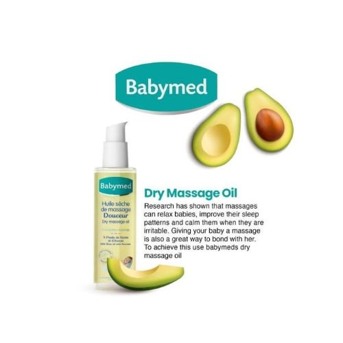 Babymed Massage Oil For Baby Skin With Shear Oil And Avocado -100ml