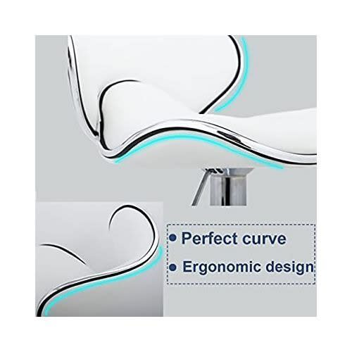 Adjustable Bar Stools- Set Of 4 - White