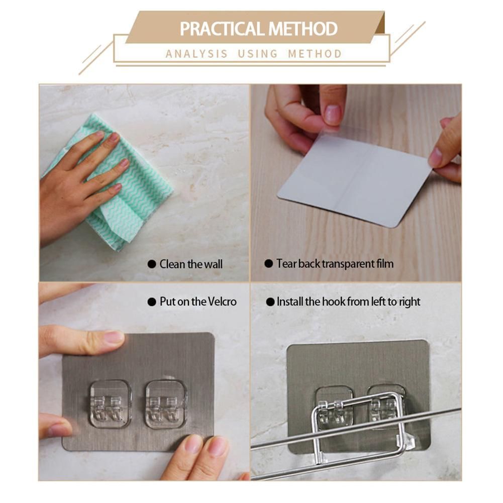 Stainless Steel Towel Rack Kitchen Toilet Roll Paper Holder