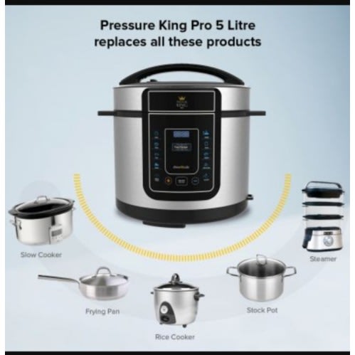 Multi-Functional 12-in-1 Electric Pressure And Slow Cooker - 150W