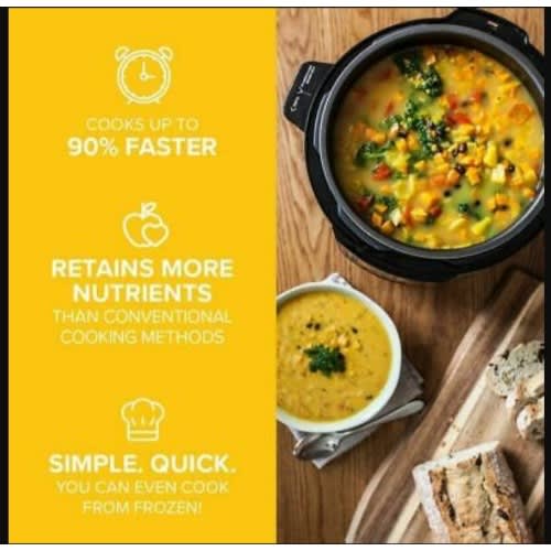 Multi-Functional 12-in-1 Electric Pressure And Slow Cooker - 150W
