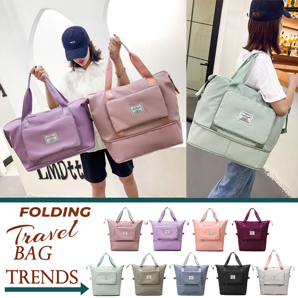 Large Capacity Folding Travel Bag Waterproof Tote Handbag