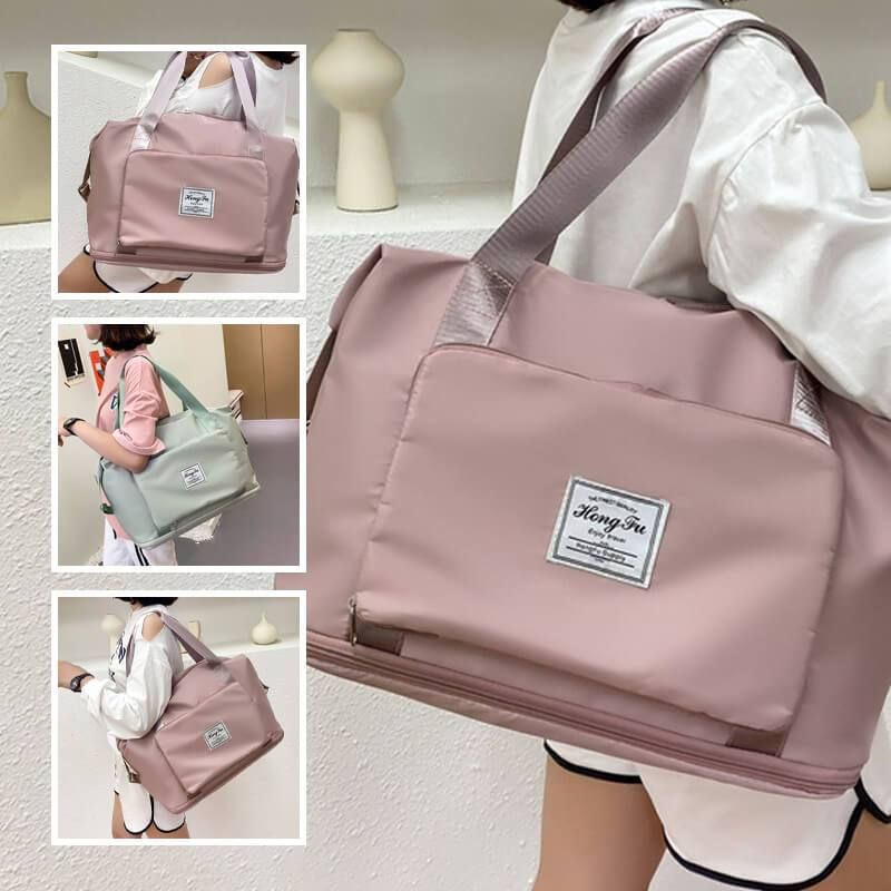 Large Capacity Folding Travel Bag Waterproof Tote Handbag