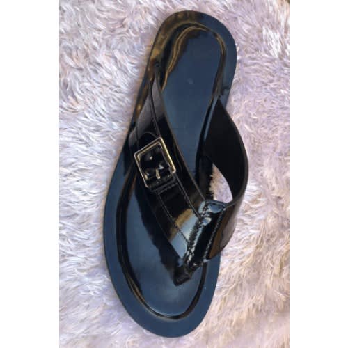 Patent Leather Slippers