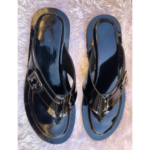Patent Leather Slippers