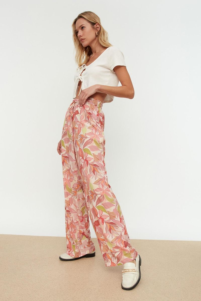 Pants - Pink - Wide Leg