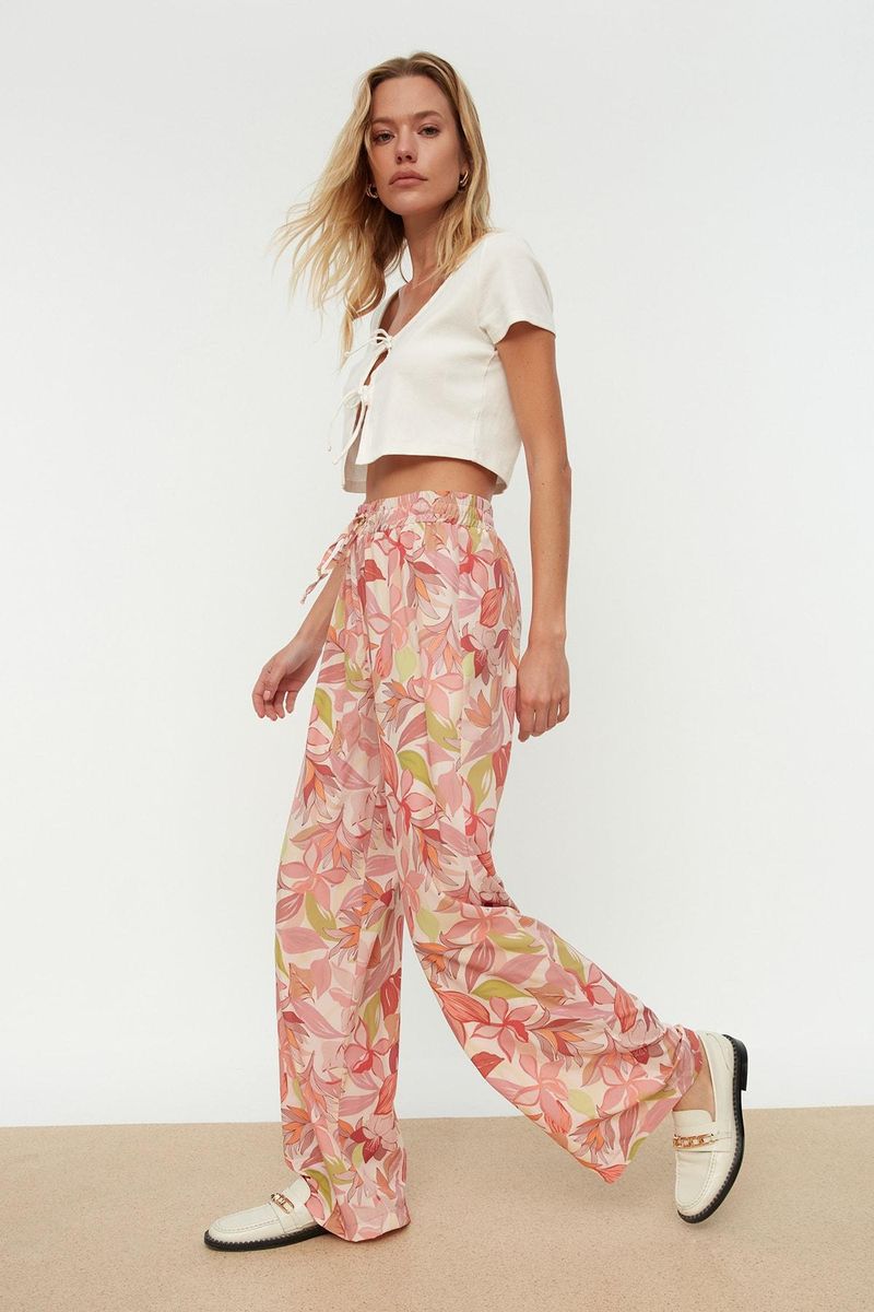 Pants - Pink - Wide Leg