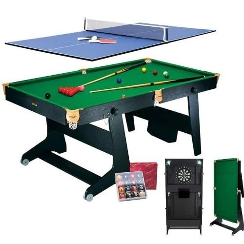 The 6ft Snooker Board With Complete Accessories - Exra Stick + One Packet Of Ball