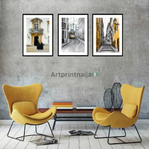 Picture Framed Art - 3 In 1