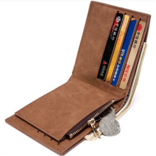 New Retro Leather Men's Wallets -Brown