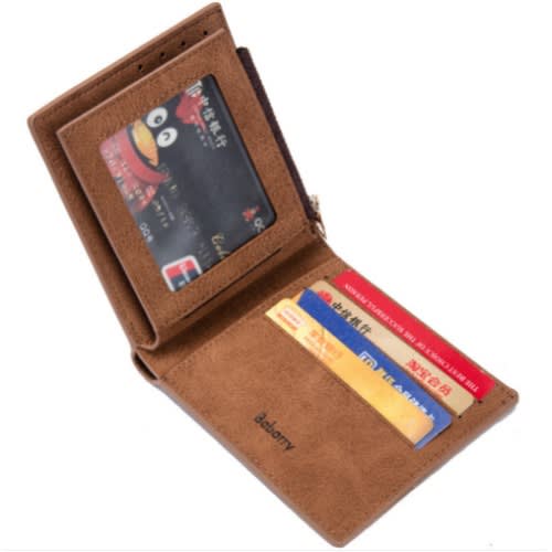 New Retro Leather Men's Wallets -Brown
