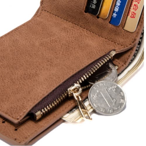 New Retro Leather Men's Wallets -Brown