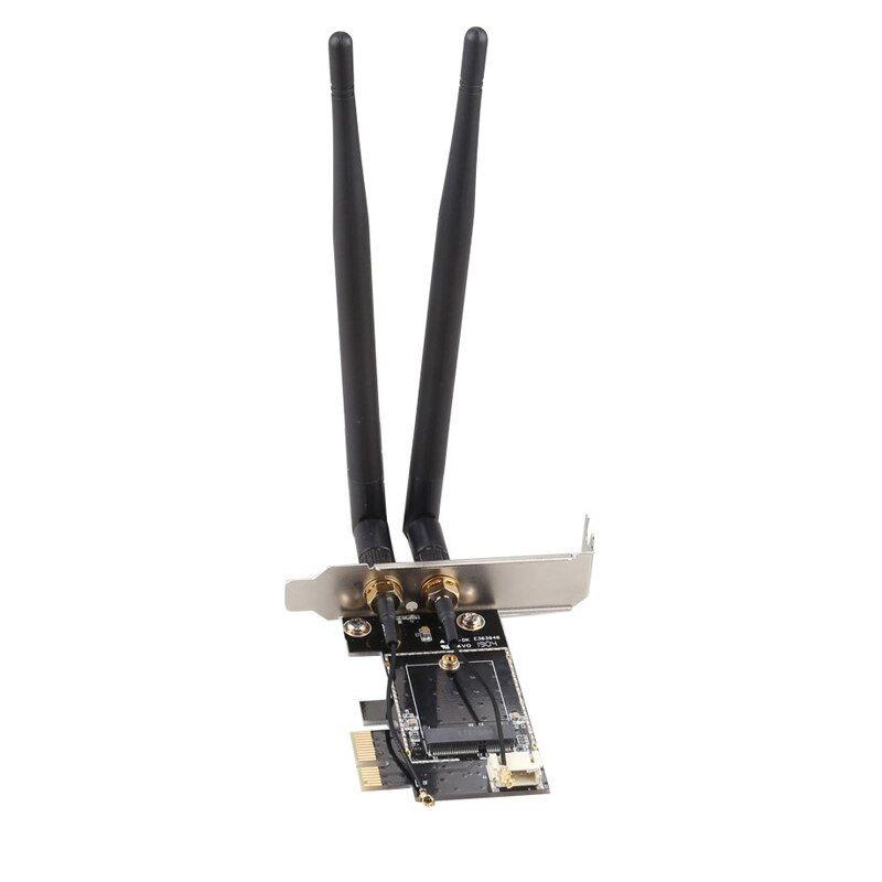 Desktop Wireless WiFi Bluetooth Network Card Adapter PCIe To M.2 Expansion Card Wifi Adapter M.2