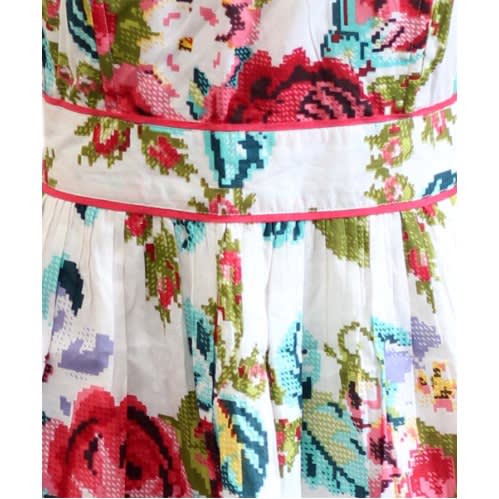 Detachable Spaghetti Hand Dress - Multicolor