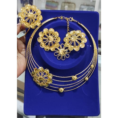 Gold Plated Costume Jewelry Set