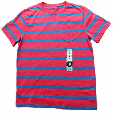 Striped Tshirt - Blue and Pink