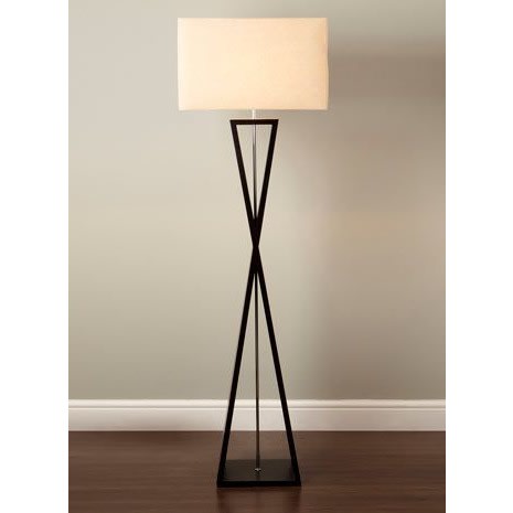 Iconic Floor Lamp - Off White/Black Stand -  62