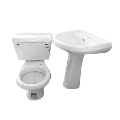 Toilet Seat, Basin & Pedestal Stand