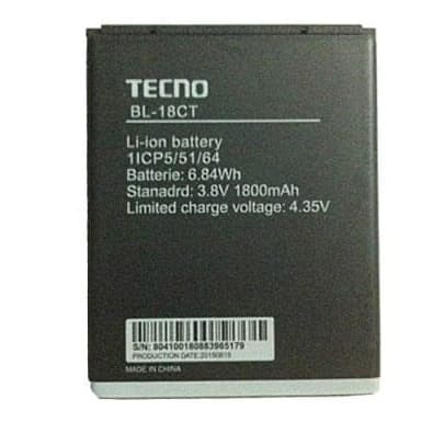 BL- 18CT Battery For Tecno Phone