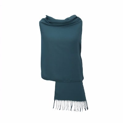 Silky Soft Plain Pashmina - Teal