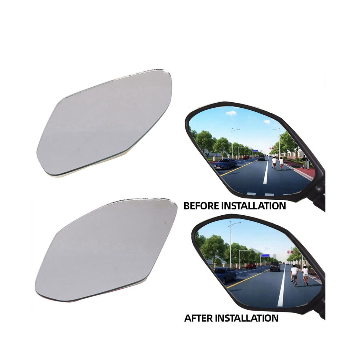 For Yamaha T-MAX TMAX 530 TMAX530 Accessories Convex Mirror