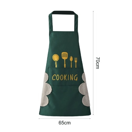 Adjustable Kitchen Apron Green