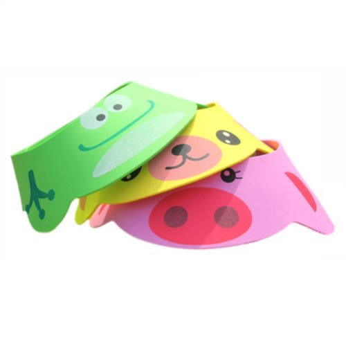 3pc Adjustable Funny Cartoon Baby Shower Cap