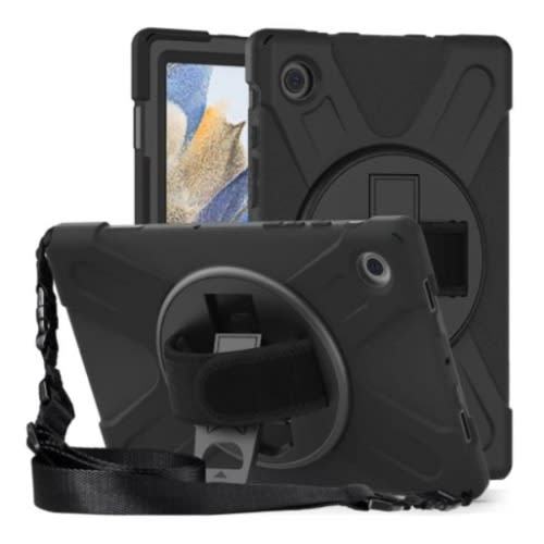 Rugged Defender Armored Shockproof Case + Stand For Samsung Tab A810.5 X200/205 With Strap