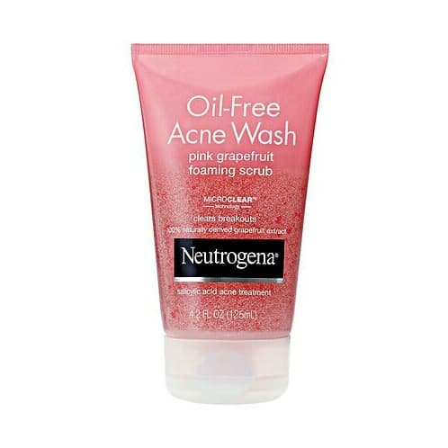 Oil-Free Acne Wash Foaming Scrub, Pink Grapefruit 125ml
