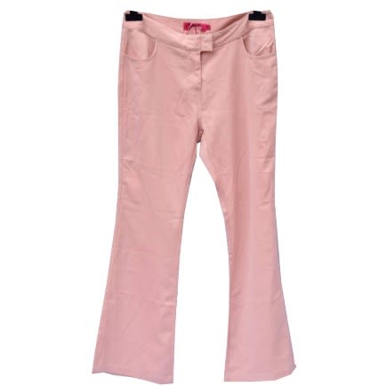 Ladies' Wide Leg Trousers - Pink