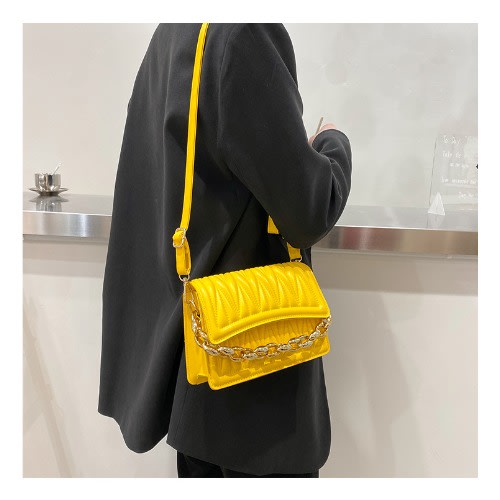 Trendy Classy Bag- Yellow