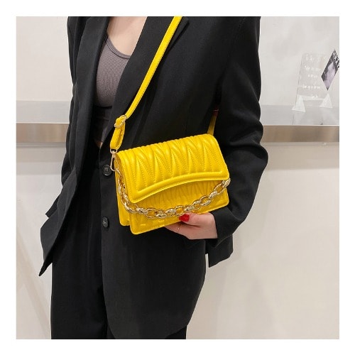 Trendy Classy Bag- Yellow