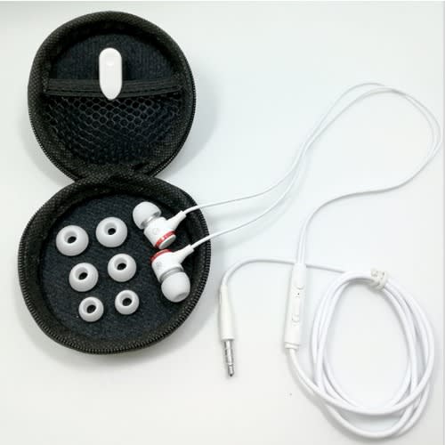 In Ear Metal Sport Music Phone Wired Earphone With Mic