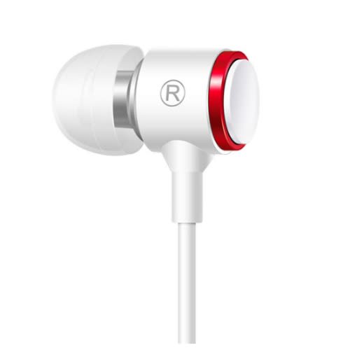 In Ear Metal Sport Music Phone Wired Earphone With Mic